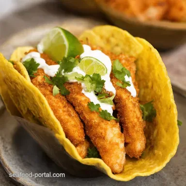 Crispy Fish Taco Bowls My Baja Secret with Lime Crema Recipe Card
