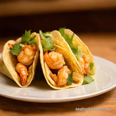 Baja Fried Shrimp Tacos with CilantroLime Ready in 40 Recipe Card