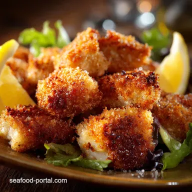 Baked Catfish Nuggets UltraCrispy Oven Recipe Recipe Card