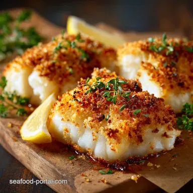 Crispy Baked Cod Fillets: Easy Lemon-Herb Panko Crust Recipe