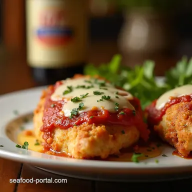 The Best Crispy Baked Chicken Parmesan Recipe No Frying Recipe Card