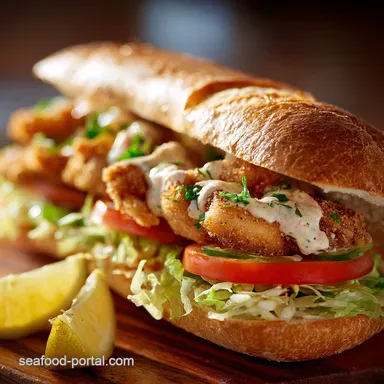 Catfish Po Boy Recipe Authentic Crispy Sandwich with Zesty Remoulade