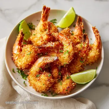 Coconut Shrimp Recipe with 20 Minute Prep Recipe Card