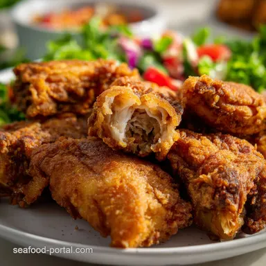 Deep Fried Catfish: Ultra Crispy Southern Fillets Recipe Recipe Card