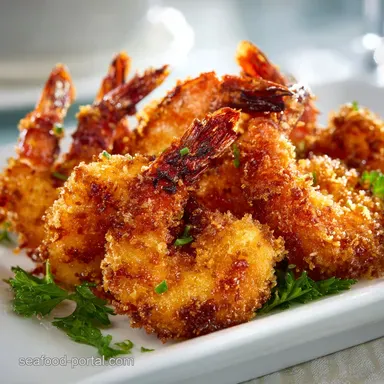 Deep Fried Shrimp: The Ultimate Crispy Panko-Crusted Recipe Recipe Card