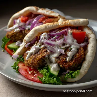 Falafel Gyro Recipe: Ultra-Crispy & Healthy Vegan Meal Recipe Card