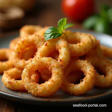 Best Light Crispy Fried Calamari Recipe No More Rubber Recipe Card