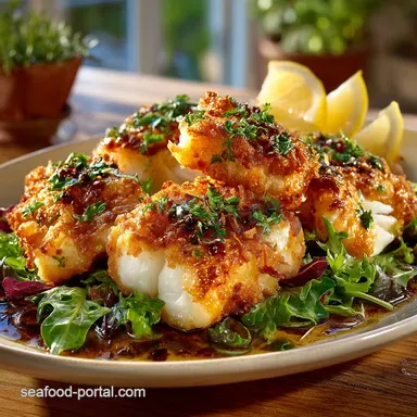 Foolproof Crispy Fried Cod Double Dredge for Flaky Fillets Recipe Card