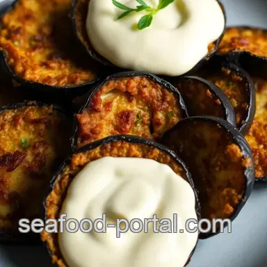 Crispy Fried Eggplant Medallions Recipe with Lemon Aioli Recipe Card