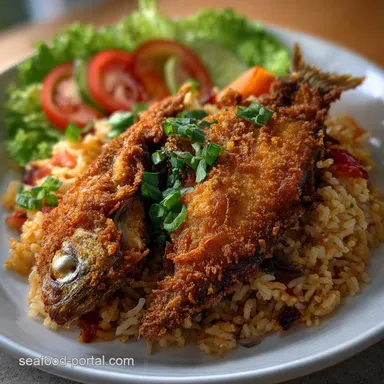 Crispy and Savory Fried Fish and Rice Recipe