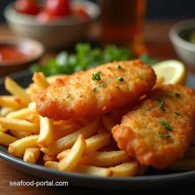 Best Ever Fish and Chips TheFamilyCooking Crispy Easy Recipe Card
