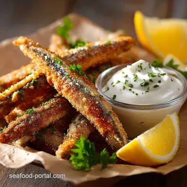 Fried Smelt Recipe: Crispy Golden Fish with Zesty Lemon Dip