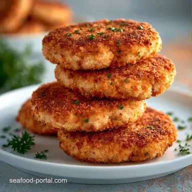 Tuna Patties in 18 Minutes: Crispy Recipe Card
