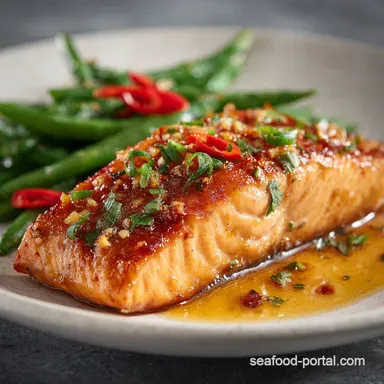 Perfectly Crispy Honey Garlic Salmon in 30 Minutes Recipe Card