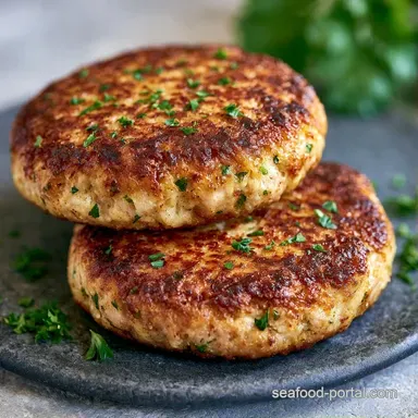 Crispy Italian Tuna Cakes in 25 Minutes Recipe Card