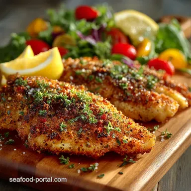 Proper Crispy Lemon Pepper Fried Catfish Recipe Recipe Card