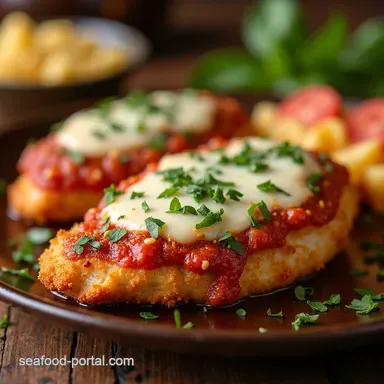 Oven Baked Chicken Parmesan Crispy Easy Weeknight Comfort Recipe Card