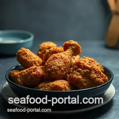 Crispy Oven-Fried Chicken: The Guilt-Free Treat presentation