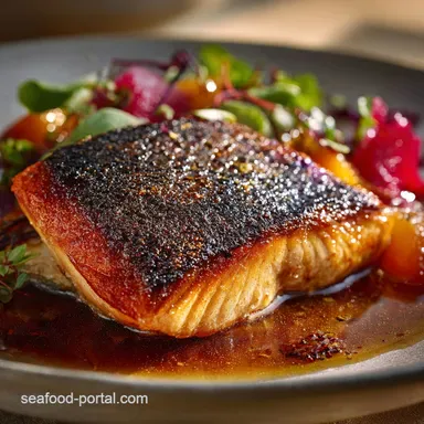 Sockeye Salmon Recipe: Crispy Skin Pan-Seared with Brown Butter Recipe Card