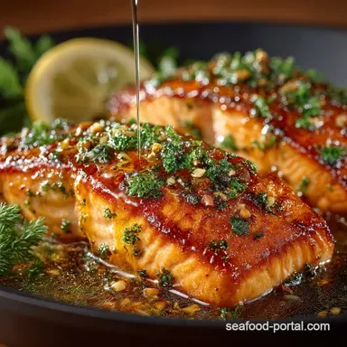 The Secret to Crispy Skin PanFried Salmon Brown Butter Basting Recipe Card