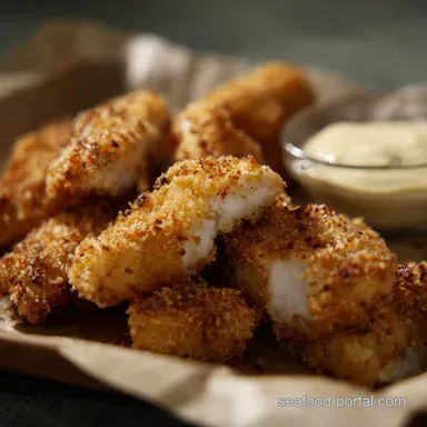 Crispy Pollock Fingers Panko Pollock Perfection Easy Recipe