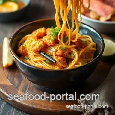 How to Make Amazing Fried Seafood Noodles with Crispy Texture Recipe Card