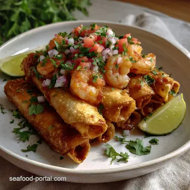 Shrimp Flautas: Master The Crispy Seafood Roll
