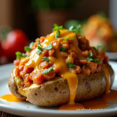 The Best CrispySkin Loaded Baked Potato Recipe Recipe Card