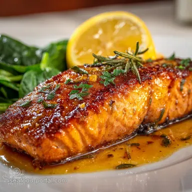 Pan Seared Salmon: Ultra-Crispy Skin Lemon Butter Sauce Recipe