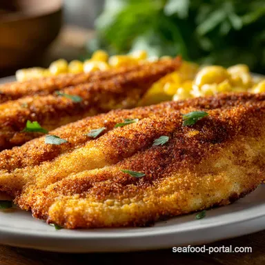 The Crispiest Southern Fried Catfish Recipe Perfect Cornmeal Crust Recipe Card