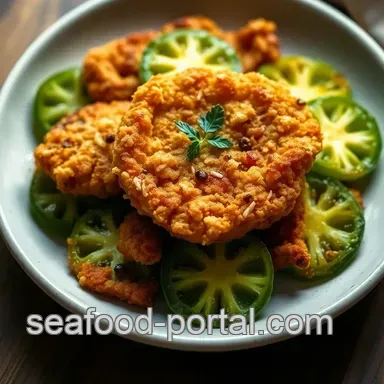 Crispy Fried Green Tomatoes Recipe: Southern Comfort! Recipe Card