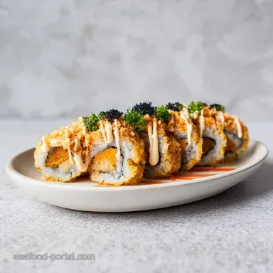 Sweet Potato Sushi Roll for 4 Servings: Crispy and Creamy