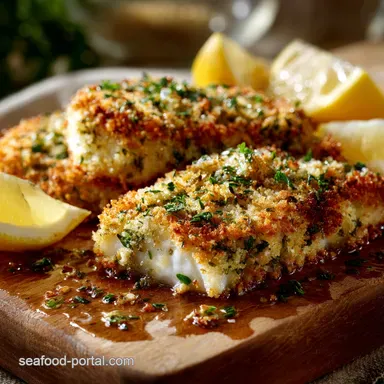 Tilapia Panko Crusted: Ultra-Crispy Baked Lemon Herb Fillets Recipe Card