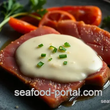 Easy Crispy Tuna Medallions with Grated Daikon Ponzu Sauce