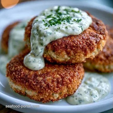 Tuna Patties for 4 Servings: Crispy Recipe Card