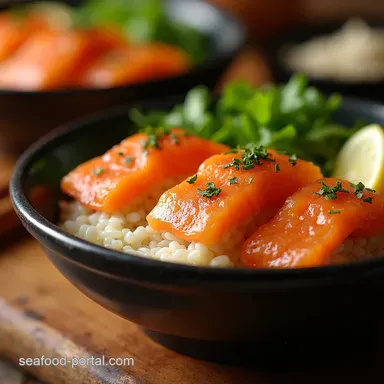 Baked Salmon Sushi Bowl Weeknight Winner Recipe Card