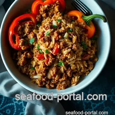 My Family's Favorite Deconstructed Stuffed Peppers: A Healthy Twist! Recipe Card