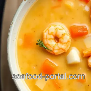 Delectable Simmered Crab & Shrimp Seafood Bisque Recipe Card