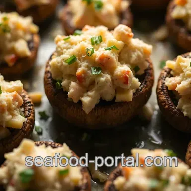 My Go-To Stuffed Crab Mushroom Recipe: Creamy & Irresistible Bites Recipe Card