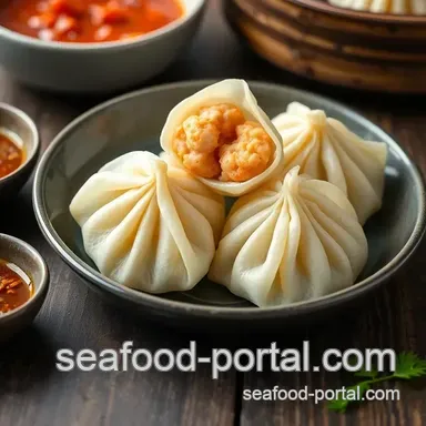 My Grandmother's Steamed Prawn Dimsums with Delicious Filling Recipe Card