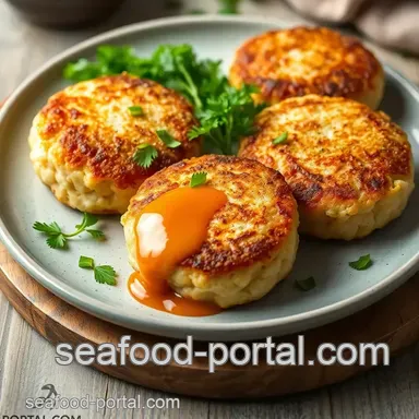 Delicious Pan-Fried Salmon Cakes with Tangy Sauce: The Ultimate Comfort Food! Recipe Card