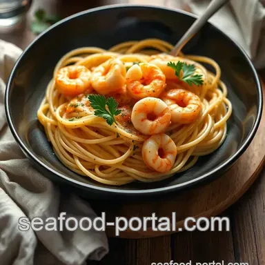 My Easy Yet Delicious Sautéed Shrimp Scampi Pasta - Quick & Easy Delight Recipe Card