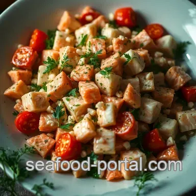 Dill-iciously Simple Salmon Salad Recipe | A Fresh Take! Recipe Card