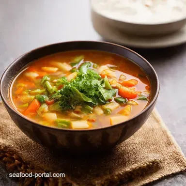 Dragons Breath Easy Vegetable Soup Chinese Recipe Recipe Card