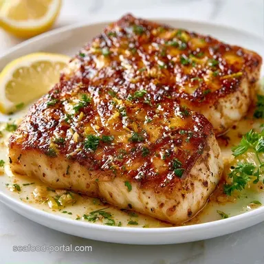 Easy 20 Minute Grilled Fish with Garlic Recipe Card