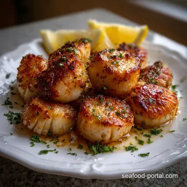 Easy Air Fryer Scallops in 10 Minutes: Perfect Sear Recipe Card