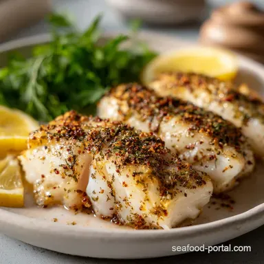 Baked Lemon Pepper Fish: Zesty Quick Weeknight Cod Recipe Card