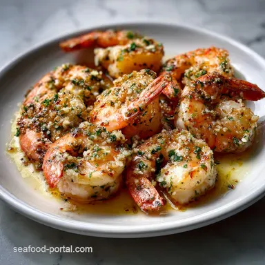 Easy Baked Shrimp with Garlic Butter: 10-Minute Dinner Recipe Card
