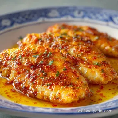 Easy Baked Tilapia Fillet in 20 Minutes Recipe Card