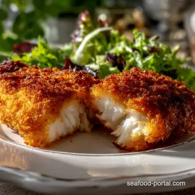 Easy Southern Breaded Cod Recipe Weekday: Ultra Crispy! Recipe Card